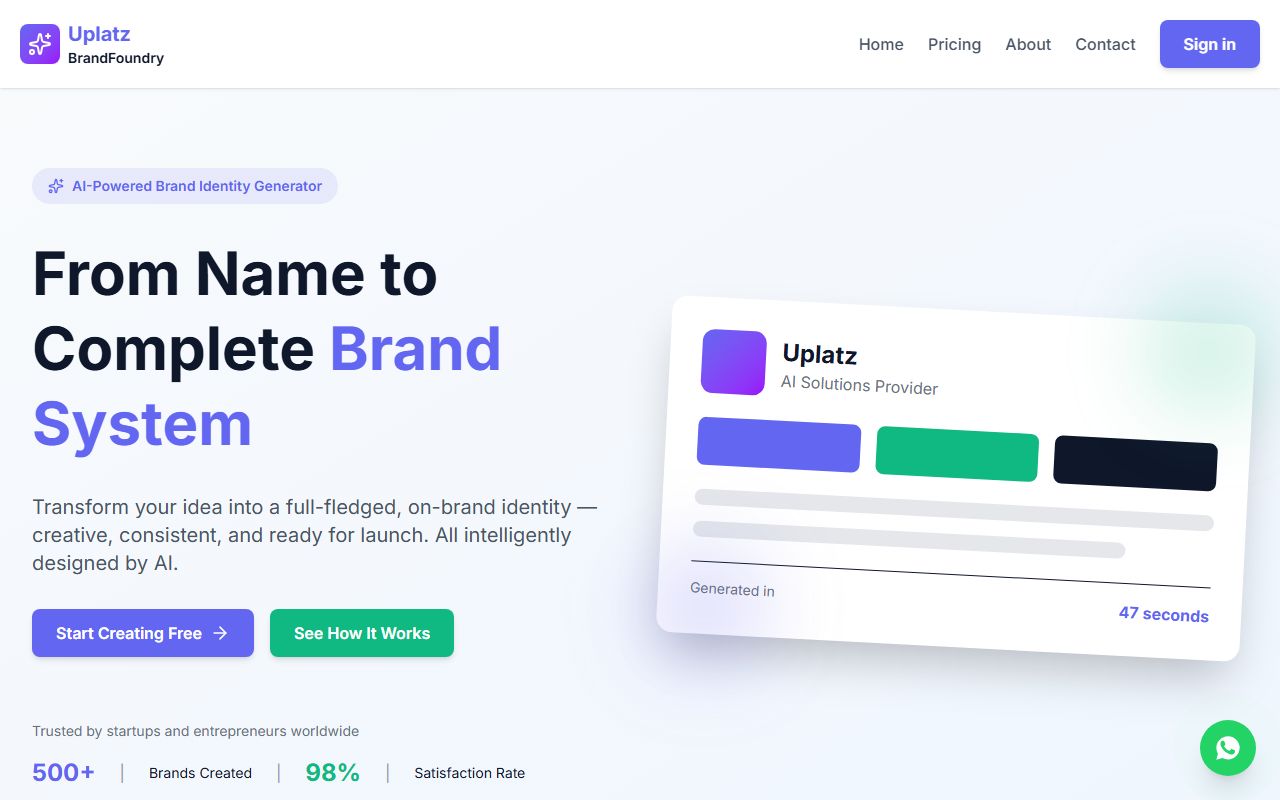 Uplatz BrandFoundry